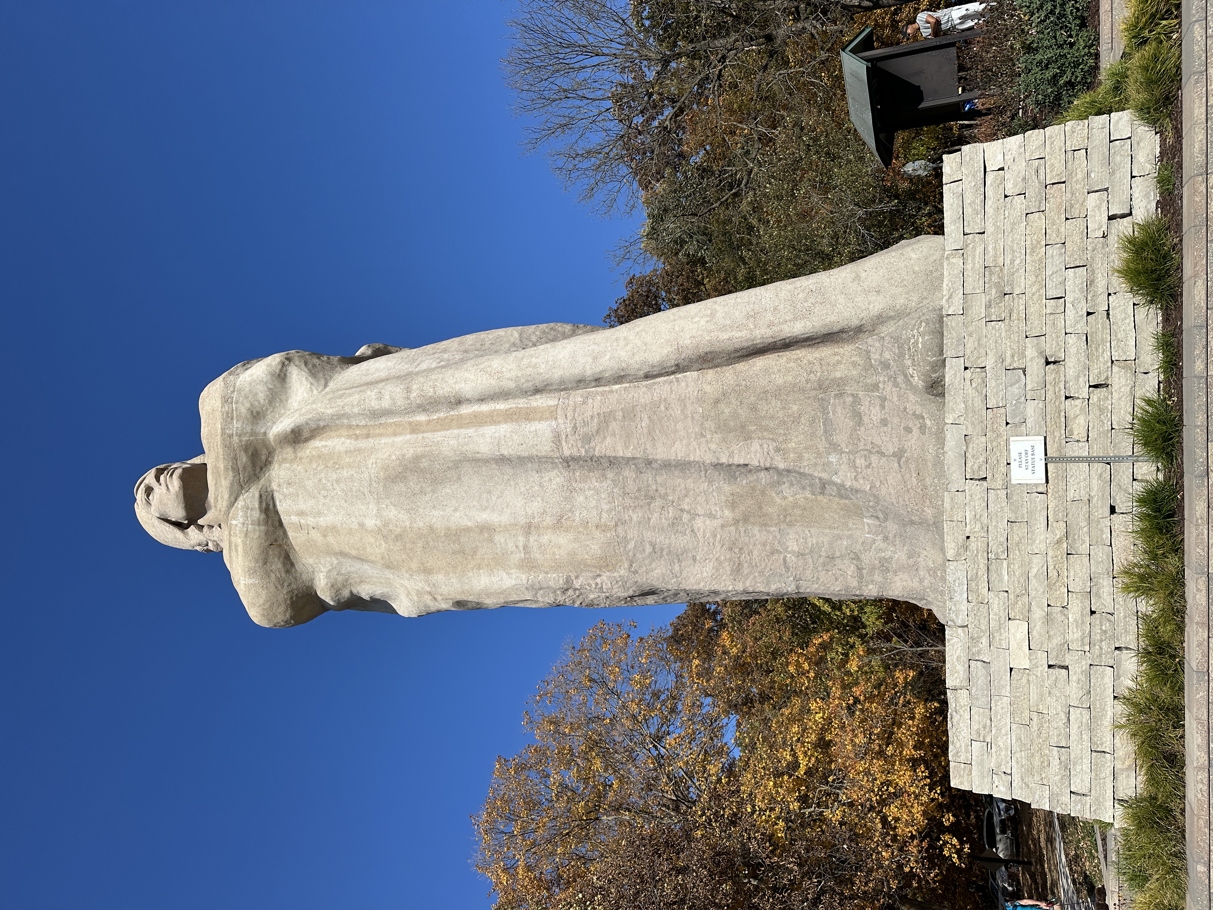 Blackhawk statue in Lowden State Park in Oregon, IL.